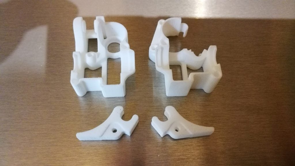 Flex3Drive G5 Nema8 parts in white SLS