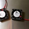 Pair of 25mm fans used in Flex3Drive cooling solution